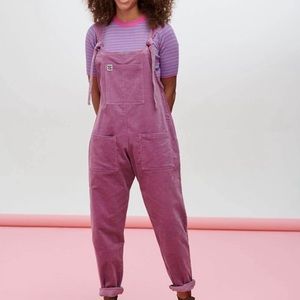 EUC Lucy & Yak Organic Dungarees in Grape Wine